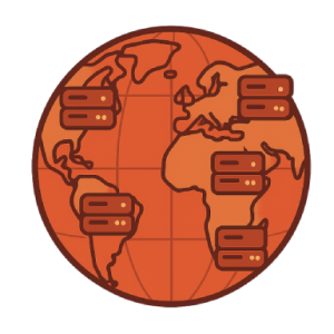 servers around the world
